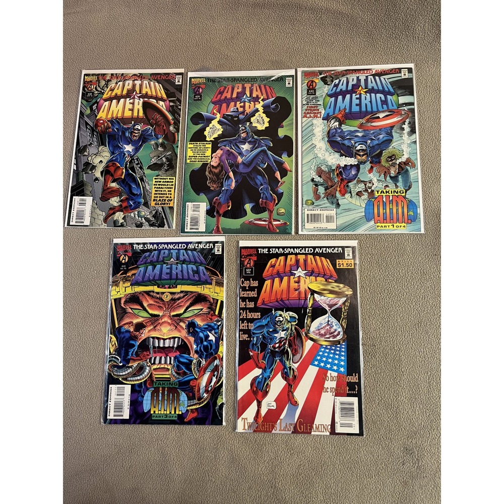 Marvel Captain America The Star Spangled Avenger‎ Comic Lot 438 439 440 441 443